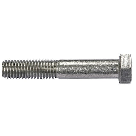 316, 5/8"-11 Hex Head Cap Screw, Plain Stainless Steel, 5-1/4 in L, 5 PK