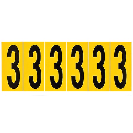 NumberLabel,Vinyl,3-1/2inH,1-1/2inW