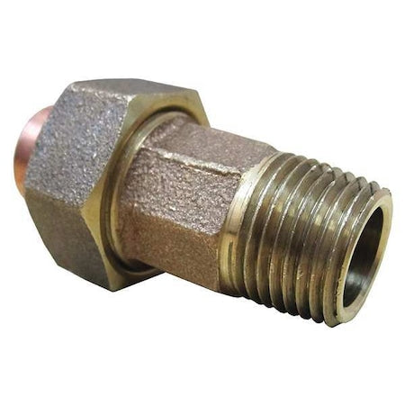 Union, Copper, Cup 1/2 in, MNPT 1/2 in