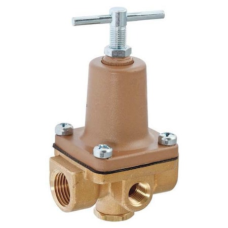 Small Pressure Regulator,Brass,300 psi
