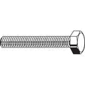Class 8.8, M6-1.00 Hex Head Cap Screw, Zinc Plated Steel, 50 mm L, 100 PK