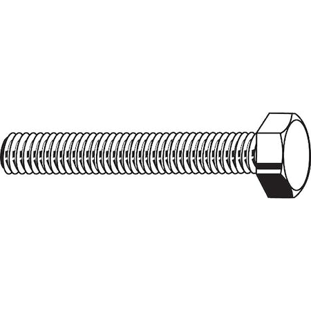 Class 8.8, M12-1.75 Hex Head Cap Screw, Zinc Plated Steel, 25 mm L, 50 PK