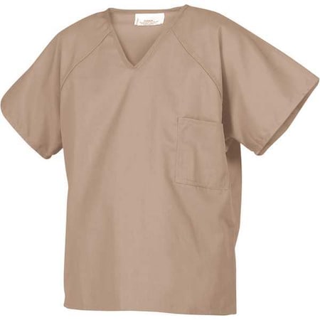 Inmate Shirts,Khaki,65 per PET/35 Ctn,L