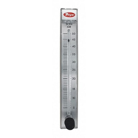 Flowmeter, range .2-2.2 GPM water.