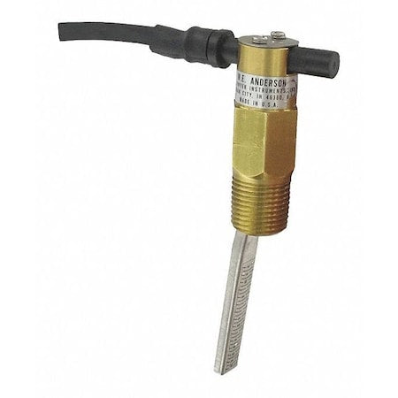 Liquid Flow Switch, 1/2 MNPT, SPST, 120V AC