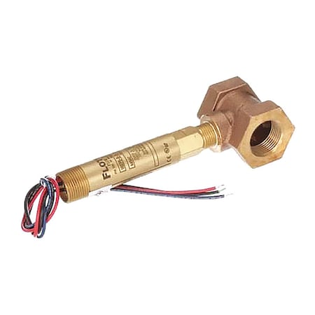 Liquid Flow Switch, 1 FNPT, SPDT, 125/250V AC