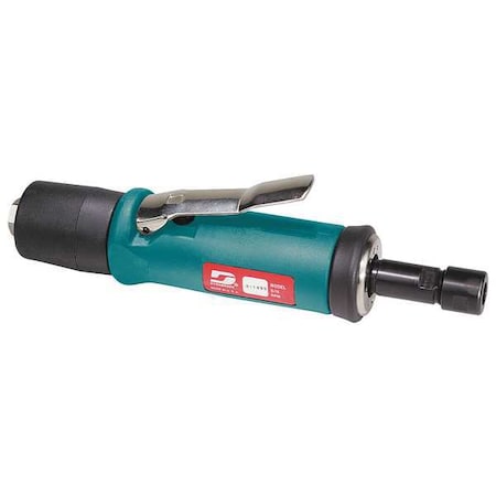 Straight Die Grinder, 1/4 in NPT Female Air Inlet, 1/4 in Collet, Heavy Duty, 18,000 RPM, 0.5 hp
