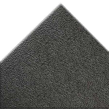 Antifatigue Mat, 5 ft. L x 3 ft. W, 3/8" Thickness, Closed Cell PVC Foam, Pebble, Black
