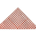 Interlocking Drainage Mat, 7/8 in Thickness, Nitrile Rubber, Red