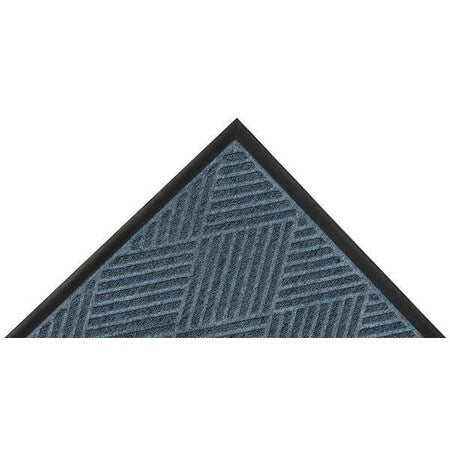 Entrance Mat, Polypropylene, 3/8 in Thick, Blue, 3 ft W x 4 ft L