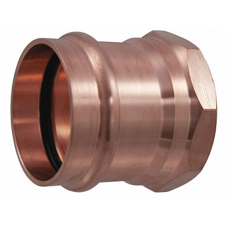 Copper, Press-fit 1 1/4 in, FNPT 1 in