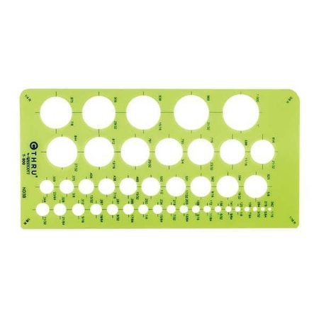 Stencil/Drawing Template,Circle Arrw,PVC, T-800