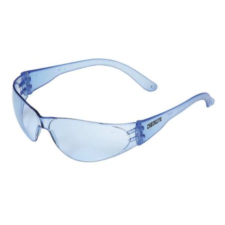 Checklite (CL1), Safety Glasses, Duramass Hard Coat, Light Blue Lens, Smaller Frame, Lightweight