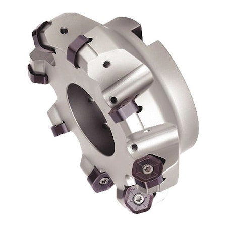Indexable Face Mill, M1200 Series, 3" Max Cut Dia, High Speed Steel, 2.20mm Depth of Cut