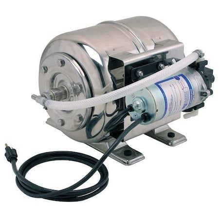 Booster Pump System, 1/3 hp, 115V AC, 1 Phase, 3/8 in Barb Inlet Size, 1 Stage, 117 psi Max Pressure