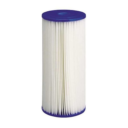 Quick Connect Filter, 10 gpm, 50 Micron, 4-1/2" O.D., 9 3/4 in H
