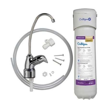 Water Filter System, 0.5 gpm, 0.5 Micron, 14 in H