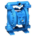 Double Diaphragm Pump, Cast iron, Air Operated, Santoprene, 45 GPM
