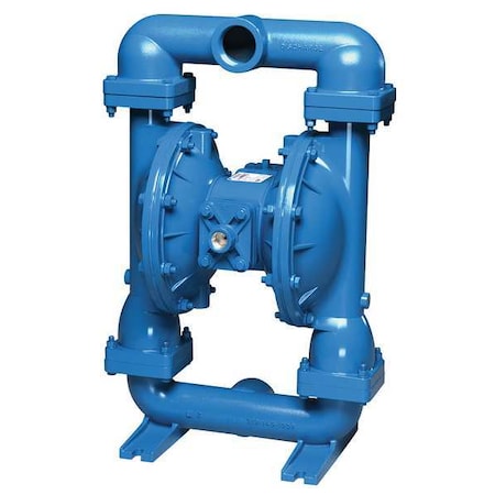 Double Diaphragm Pump, Cast iron, Air Operated, 150 GPM 220 Degrees F