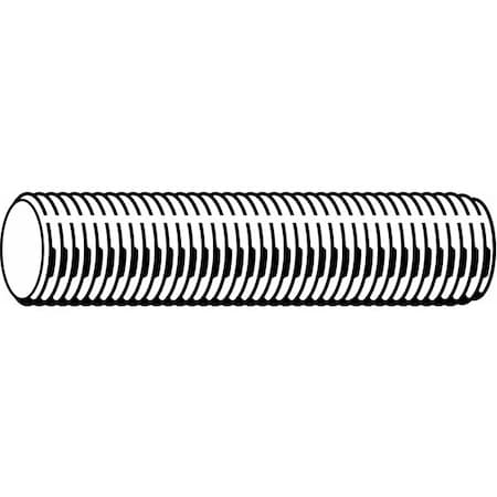 Fully Threaded Rod, 6-32, 6 ft, Stainless Steel, 316, Plain Finish