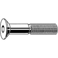 #1-72 Socket Head Cap Screw, Flat, Black Oxide Steel, 1 in Length, 100 PK