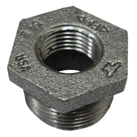 1-1/2" x 1" MNPT Galvanized Hex Bushing