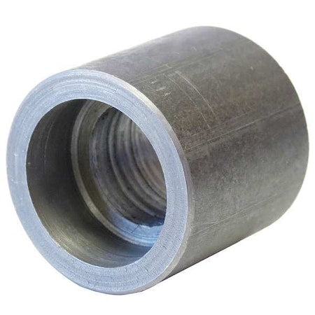 Half Coupling Half Coupling, 3/4" Pipe, Socket Weld, Black Forged Steel, Class 3000