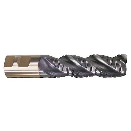 3-Flute PM+ HSS-E Square CC Special Profile Roughing EndMil CTD PM-538R-TC TiCN 3/4x3/4x1-5/8x3-7/8
