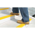 Stair Nosing Fiberglass Reinforced Plastic Coarse Grit Size, Yellow, 36 in W x 1 1/4 in Thick