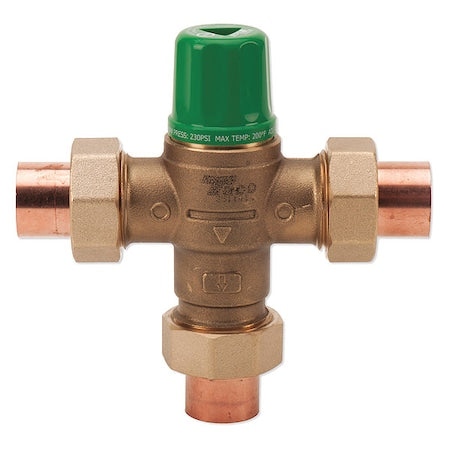 Mixing Valve, Forged Brass, 1 to 20 gpm