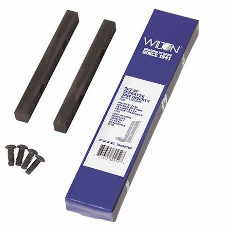 Serrated Vise Jaws,Steel,PK2