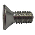 #8-32 x 1 in Phillips Flat Machine Screw, Plain 18-8 Stainless Steel, 100 PK
