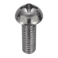 #8-32 x 1-1/2 in Phillips Round Machine Screw, Plain 18-8 Stainless Steel, 100 PK