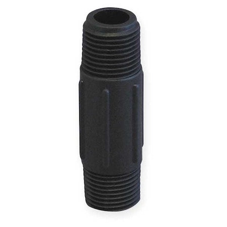 1-1/2" MNPT x 4" TBE Polypropylene Pipe Nipple Sch 80