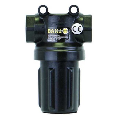 Mini T-Line Strainer,1/2",80 Mesh