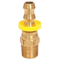 Push on Hose Fitting,1/2"x3/8",BarbxNPTF