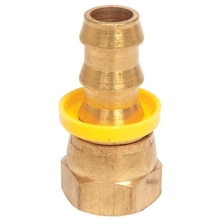 Hose Fitting,1/2 In. ID,3/4-16,(F) JIC