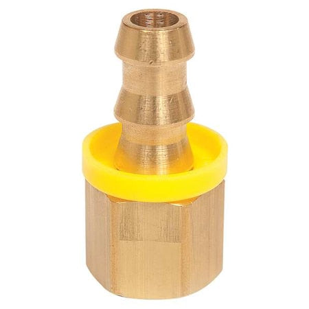 Hose Fitting,1/2 In. ID,3/8-18,(F)NPT