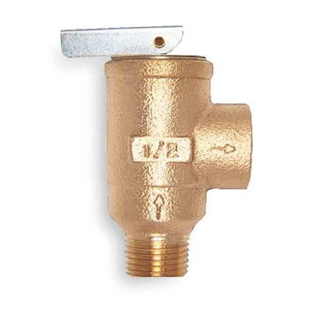 Apollo Valves 1740203 Safety Relief Valve, 3/4 in, 125 psi