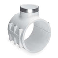 PVC,SaddleClampTee,3inNPT,3in,3/4inNPT