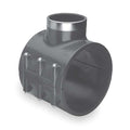 PVC,SaddleClampTee,6inNPT,6in,4inNPT