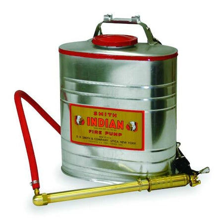 Fire Pump with Smith Pump, Galvanized Steel, 30" L Hose, 18 in L Wand