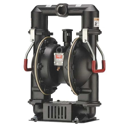 Double Diaphragm Pump, Aluminum, Air Operated, Santoprene, 156 GPM