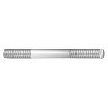 Double-End Threaded Stud, M16-2mm Thread to M16-2mm Thread, 125 mm, Steel, Black Oxide, 2 PK