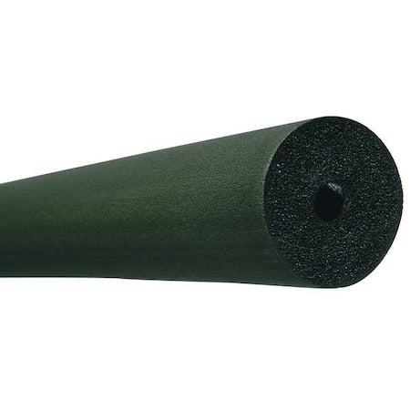 Pipe Insulation, 3-5/8" OD, 6 ft. L, NBR/PVC Based Elastomeric, 1/2 in Wall
