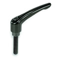 Adjustable Handle, Modern Design, Sz. 5, 1/2-13X60, Die Cast Zinc Black Satin, Comp: Steel