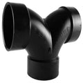 ABS,90DualPortElbow,3inHub,3inHub,3in