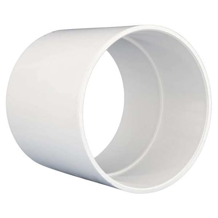 PVC Coupling, Hub, 8 in Pipe Size