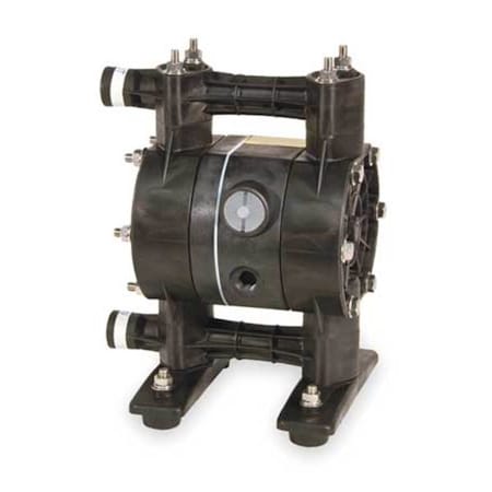 Double Diaphragm Pump, Kynar(R), Air Operated, Santoprene, 15 GPM