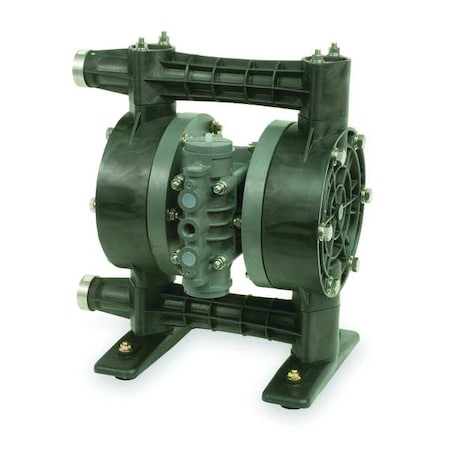Double Diaphragm Pump, Kynar(R), Air Operated, Santoprene, 49 GPM